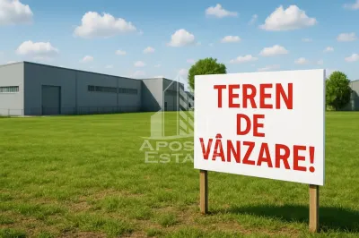 Teren de vanzare 4000  mp cu front la drumul expres Lugojului - Ghiroda