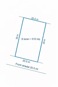Teren 601 mp de vanzare pentru duplex Timisoara zona Torontalului - Timisoara