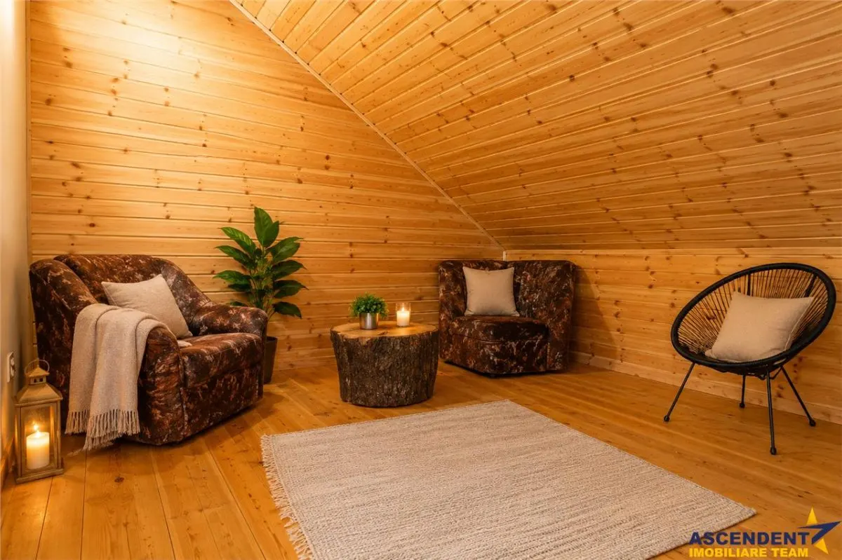 Pensiune cu personalitate,Bran,10 unitati, 24 locuri,1.400 mp teren,panorama Bucegi, aproape de Castel si Partia Zanoaga - foto 19