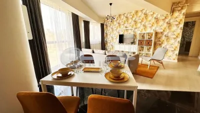 Apartament 3 Camere, 90 mp, Ansamblu Nou Tătărași, Mobilat Premium, Bloc 2023 - Iasi