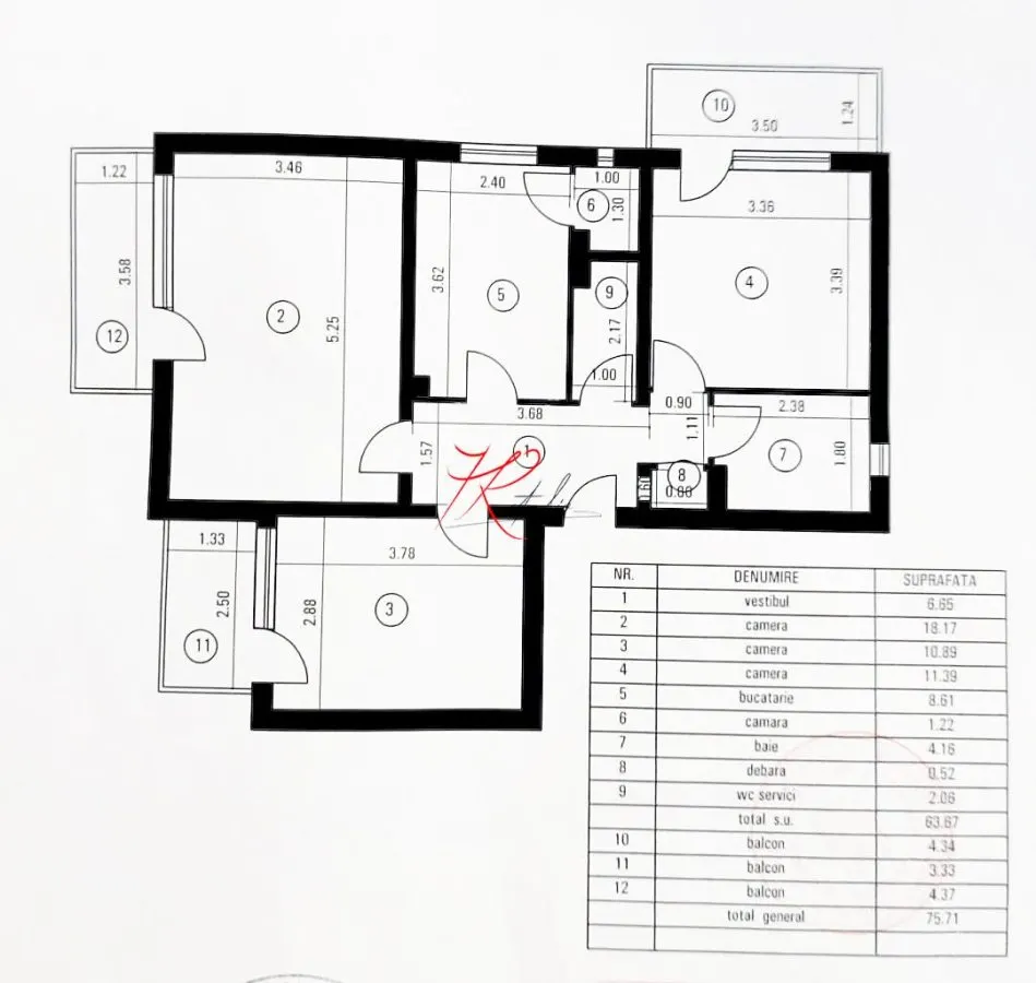 Vanzare apartament 3 camere Aviatiei - foto 1