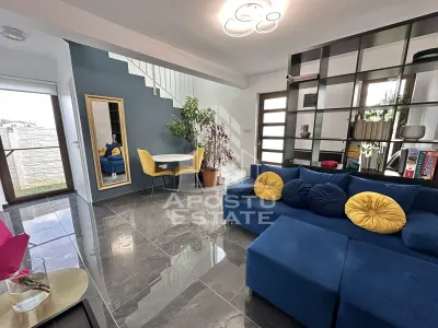 Duplex de inchiriat cu 3 camere si 2 bai complet mobilat in Giroc. - Giroc
