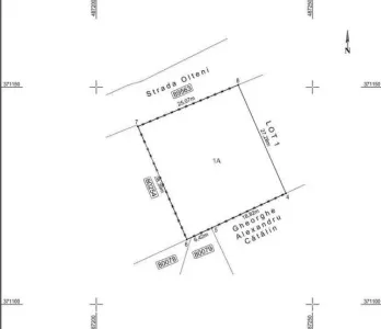 Teren 700 mp în Smeura – la 2,5 km de Trivale | Utilități la poartă | Ideal 2 ca - Pitesti