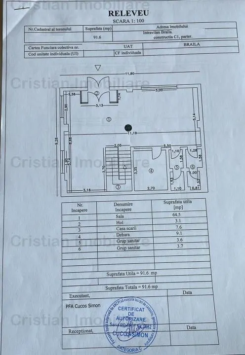 Artera PRINCIPALA 334mp Cladire birouri P+2  zona Dorobanti-Victoriei - foto 5