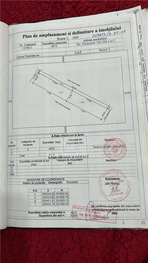 Teren Intravilan 5000mp | Sector 5 | zona M3/V5| Regim P+4 |Comision 0% - foto 2