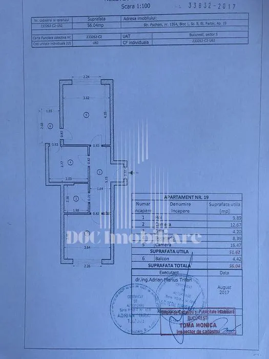 Vanzare 2 camere | Rahova-Pucheni | 2017 | centrala | Comision 0% - foto 8
