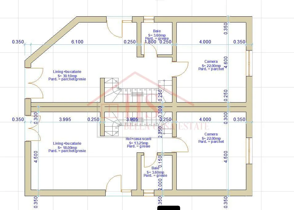 Duplex nou, 120mp. Strada Fagului, Floresti - foto 2