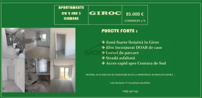 Apartament 2 camere în Giroc - Giroc