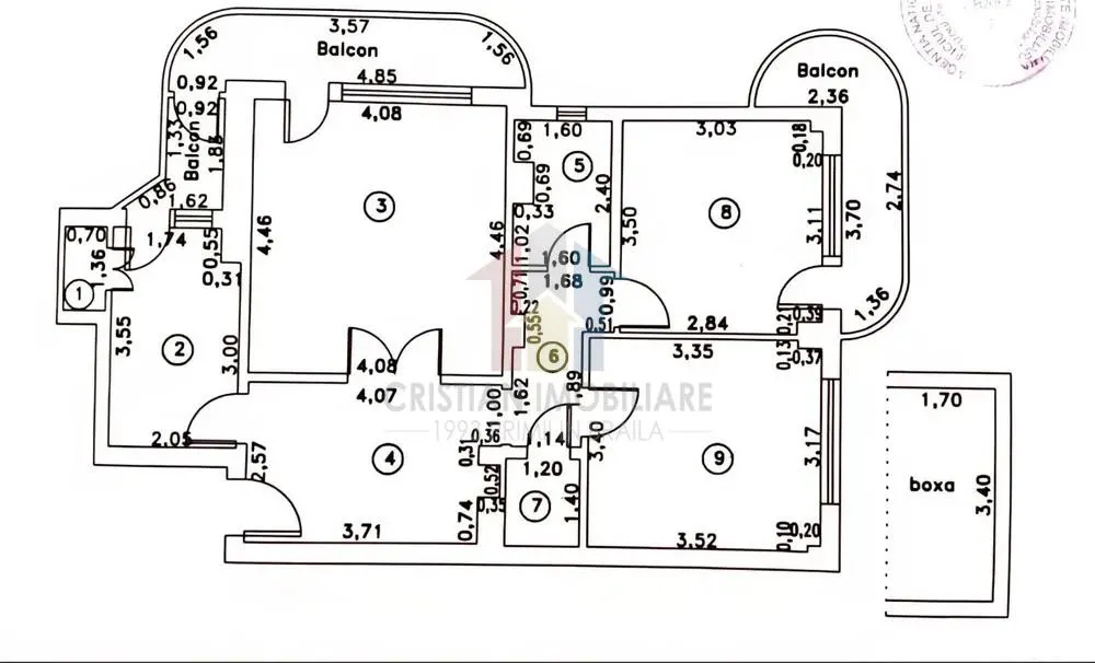 ULTRACENTRAL! Ap 3 camere, Calarasi, 88 mp, etaj 2, 3 balcoane, mobilat si utilat - foto 10