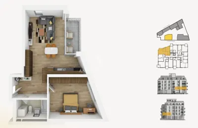 Antony Estate | Apartamente NOI! de vanzare, Scala Cetate, Central - Oradea - foto 4