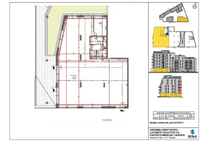 Antony Estate | Spatiu comercial central in ansamblul Scala Cetate - B-0-1 - Oradea - Oradea