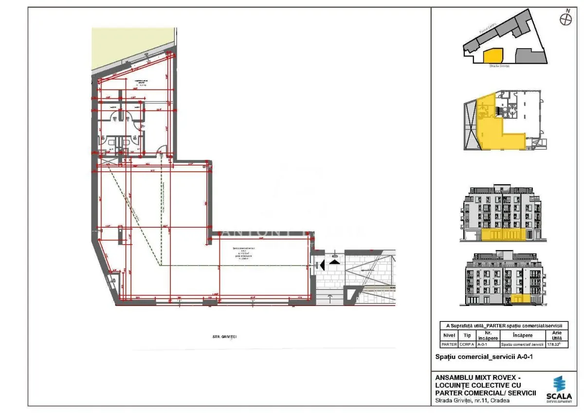 Antony Estate | Spatii comerciale in ansamblul Scala Cetate - Oradea - foto 1