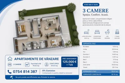 Antony Estate | Apartamente NOI 0% Comision - Santandrei - foto 7
