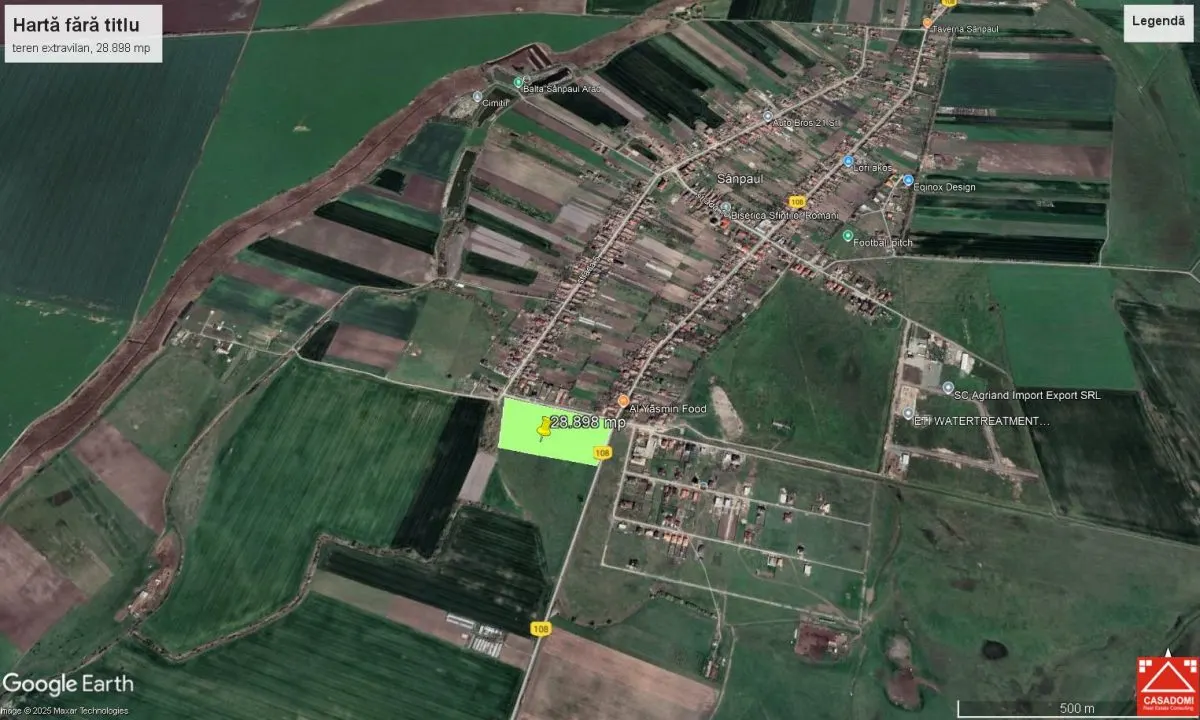 Teren pentru proiect rezidential sau industrial in Sanpaul - foto 1