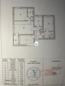 Apartament de 4 camere metrou Nicolae Grigorescu parc A.I.Cuza - Bucuresti