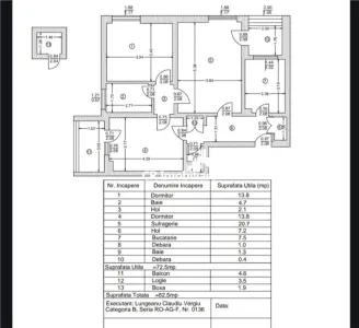 Apartament  3 camere Ferdiinand cu centrala proprie - Bucuresti