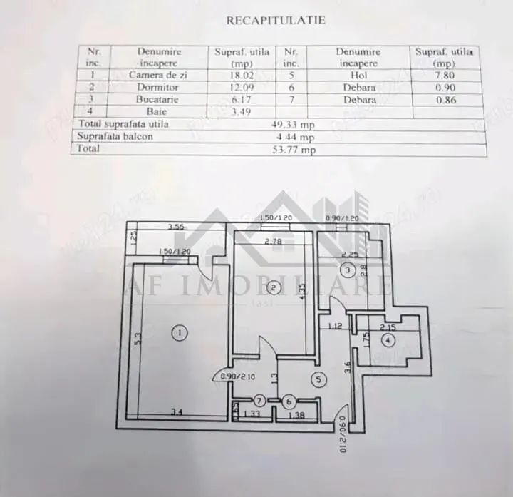 Apartament 2 camere Mircea cel Batran - foto 2