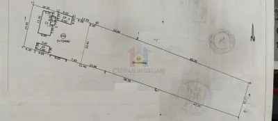Teren Cazasu 2622 mp cu casa demolabila posibilitati utilitati 25 euro/mp - Cazasu