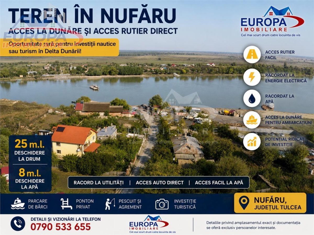 Teren de vanzare in Nufaru - Nufaru