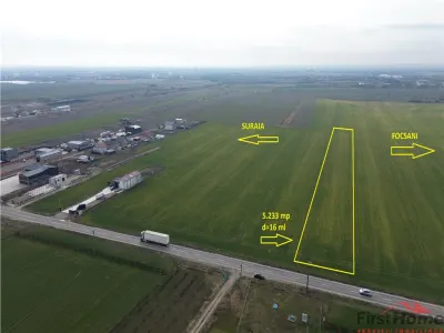 Teren intravilan 5.233 mp, D=16 ml, STRADA PRINCIPALA,zona ONASIS - Focsani