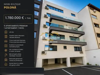 Imobil Boutique Premium Polonă | 5 Apartamente | Lift Otis | Parcări - Bucuresti