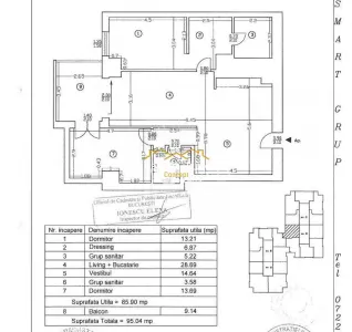APARTAMENT 3 CAMERE UPGOUND - foto 21