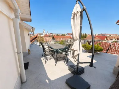 Penthouse 200mp 3 camere 2 bai dressing terasa Parcul Sub Arini - foto 24