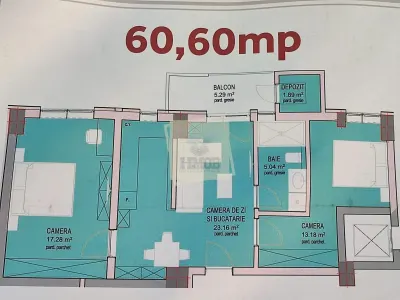 Apartament cu 3 camere balcon boxa si loc de parcare pe Doamna Stanca - foto 4