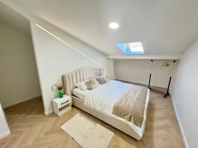 Penthouse mobilat lux 118 mpu cu 5 camere 3 bai balcon - foto 9