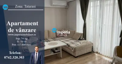 Apartament 3 cam,  semi - decomandat, de vanzare zona Tatarasi - Dispecer - Iasi