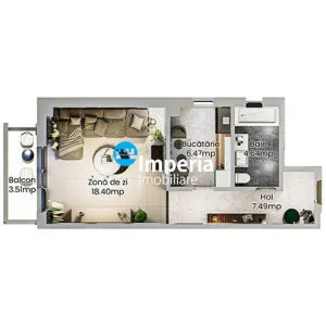 Apartament Nou cu o camera,proiect exclusivist - foto 6