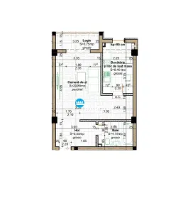 Apartament 2 camere de vanzare Mall Moldova - foto 7