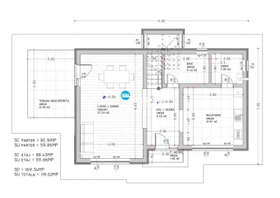 Casa de vanzare P+1, 120 mp, individuala, zona Dorobanti - foto 11