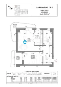 Apartament 2 cam, openspace, 71.20 mp, de vanzare,bloc nou in zona Galata, (Arcadia) - foto 8