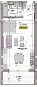Garsoniera PREMIUM | incalzire pardoseala | mobilata si utilata | video (Mi) - foto 10