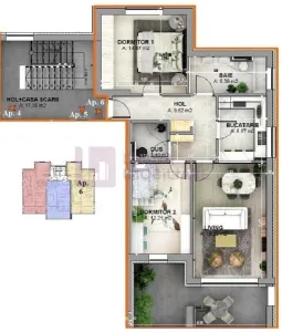 Apartament 3 camere PREMIUM | 2 bai | la alb (R) - foto 8