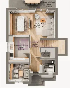 Casa individuala NOUA | 5 camere | Sura Mare | teren 340 mp - foto 7