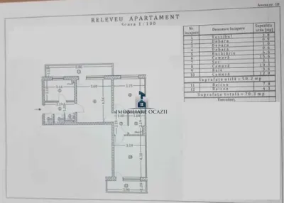 Apartament 3 camere Semidecomandat  Pta. Sudului - foto 8