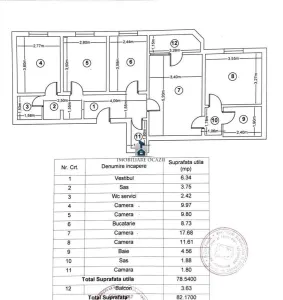 Apartament 4 camere Semidecomandat Metrou Brancoveanu - foto 8
