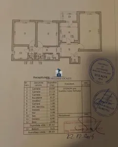 Vanzare Apartament 3 Camere Decomandat Piata Sudului-Frumusani - Bucuresti