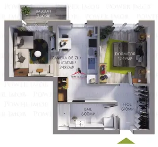 APARTAMENT 2 CAMERE NOU NEMOBILAT CU PARCARE IN MAURER VILLAS - TRACTORUL - foto 17