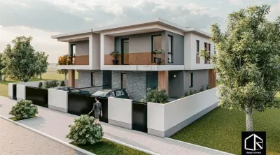 Duplex despartit prin camera tehnica - personalizare interioara - living mare - balcon - Mosnita Noua