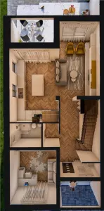 Duplex spatios - Cartier Plopi - toate utilitatile - foto 5