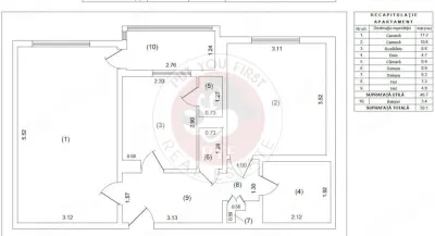 Calea Rahovei | Ap 2 camere | Decomandat | 50 mp | B13233 - Bucuresti