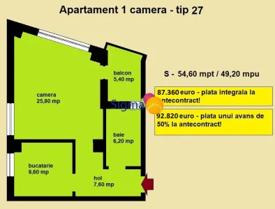 Nicolina, Luxury Edition, apartamente noiTip. 27 - foto 3