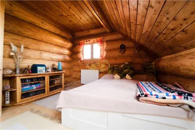 Casa din busteni cu ferma zootehnica si afacere (Tengheler, Com. Ditrau) - foto 14