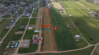 Teren de vanzare cu toate utilitatile 370 mp in Orizont - Alba Iulia