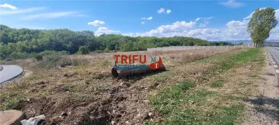 Teren intravilan 2100 mp de vanzare in Teleac la asfalt cu toate utilitatile - Ciugud