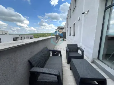 Penthouse spectaculos | 120 mp utili + 60 mp terase | Soporului | Mobilat & utilat complet - foto 19