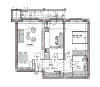 De vanzare apartament cu 2 camere decomandate si loc de parcare zona Doamna Stanca - foto 7